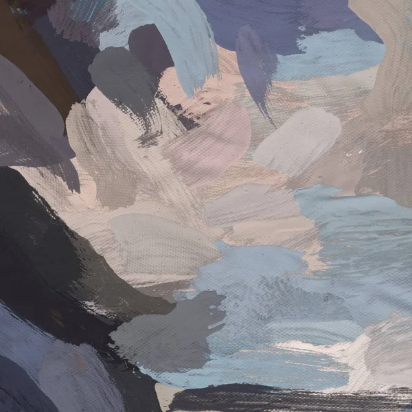 Tuval el yapımı yağlıboya. Renkli doku. Fırça darbeleri. Renkli görüntü. Modern sanat. Çağdaş sanat.