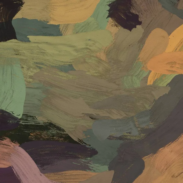 Tuval el yapımı yağlıboya. Renkli doku. Fırça darbeleri. Renkli görüntü. Modern sanat. Çağdaş sanat.