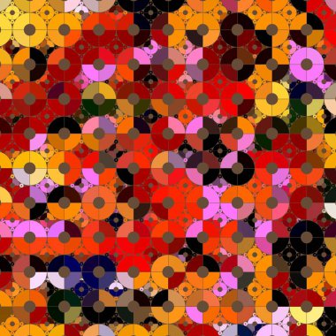 Renkli desenli soyut arkaplan