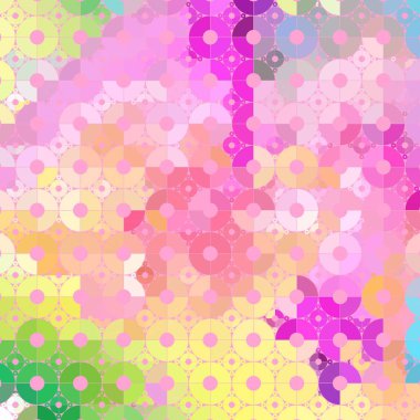 Renkli desenli soyut arkaplan