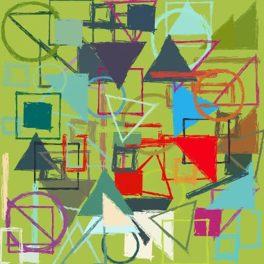 Renkli desenli soyut arkaplan