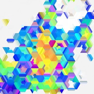 Renkli desenli soyut arkaplan