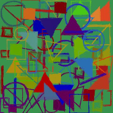 Renkli desenli soyut arkaplan