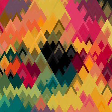 Renkli desenli soyut arkaplan