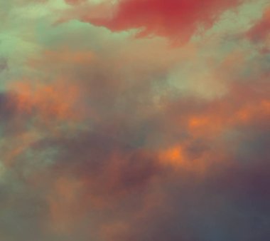 uzay ile renkli gökyüzü arka plan