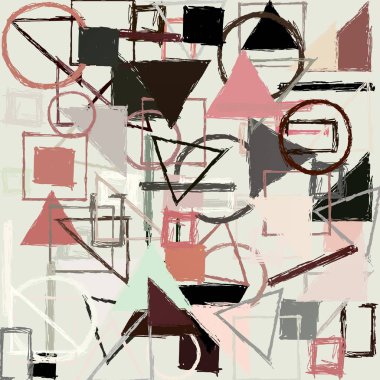 Renkli desenli soyut arkaplan