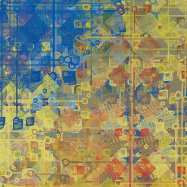 farklı desenler ile grunge desen