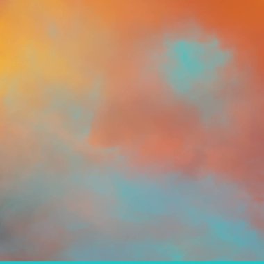 soyut grunge bulutlar, kopya alanı ile renkli arka plan