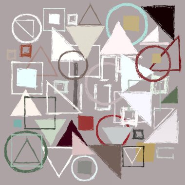 Geometrik desenli soyut doku