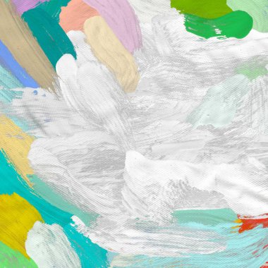 tuval arka plan üzerinde yaratıcı soyut Yağlıboya