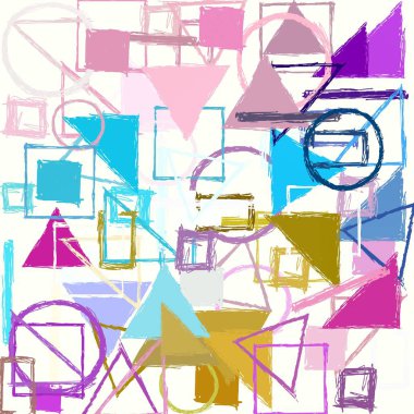 Renkli desenli soyut arkaplan