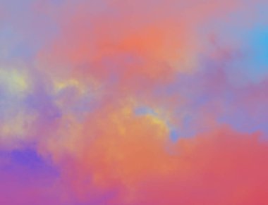 soyut grunge bulutlar, kopya alanı ile renkli arka plan