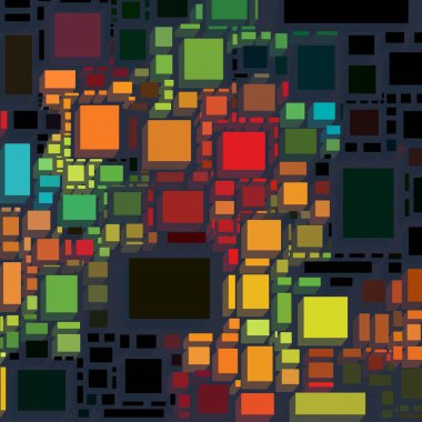 Renkli desenli soyut arkaplan