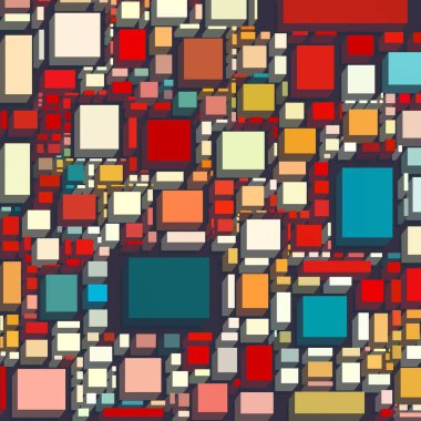 Renkli desenli soyut arkaplan