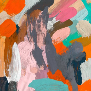 tuval arka plan üzerinde yaratıcı soyut Yağlıboya