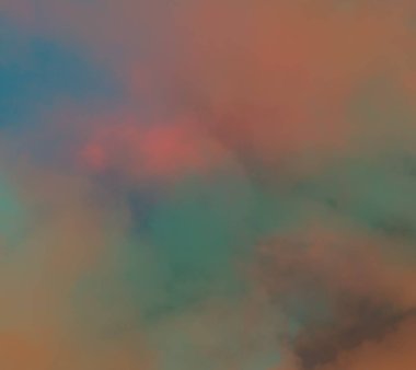 soyut grunge bulutlar, kopya alanı ile renkli arka plan