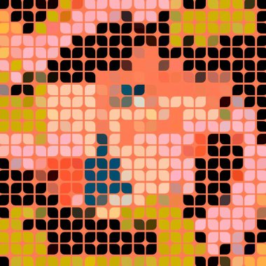 Renkli desenli soyut arkaplan