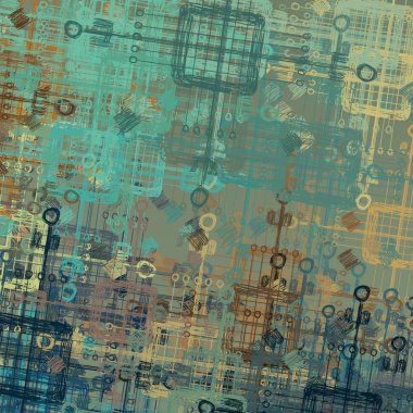 farklı desenler ile vintage grunge arka plan