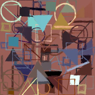 Renkli desenli soyut arkaplan