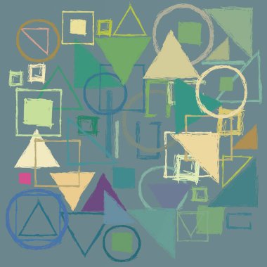 Geometrik desenli soyut doku