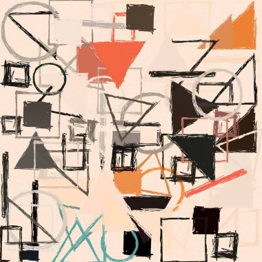 Renkli desenli soyut arkaplan