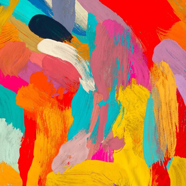 творческая абстрактная живопись маслом на холсте
