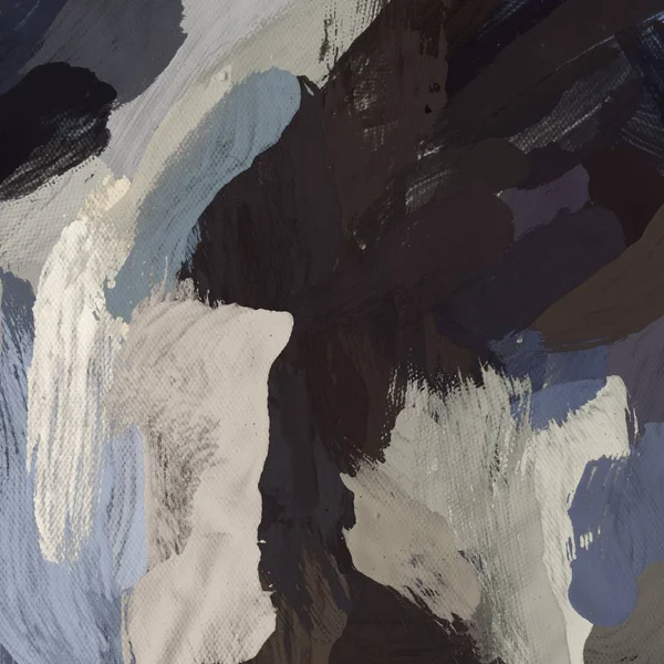 Tuval el yapımı yağlıboya. Renkli doku. Fırça darbeleri.