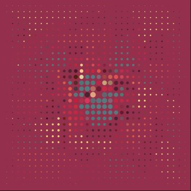 vektör arka plan ile dots.