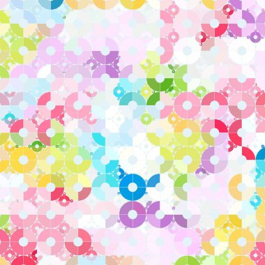 Renkli desenli soyut arkaplan