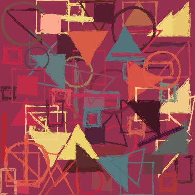 Renkli desenli soyut arkaplan