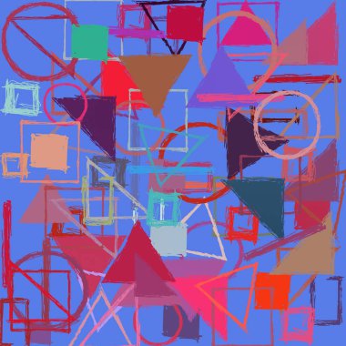 Renkli desenli soyut arkaplan