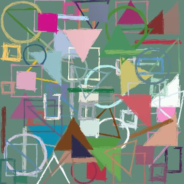 Renkli desenli soyut arkaplan