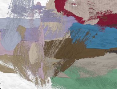 El yapımı tuvale yağlı boya. Soyut sanat dokusu. Renkli doku. Modern sanat eserleri. Yağlı boya darbeleri. Fırça darbeleri. Modern sanat. Çağdaş sanat. Sanatsal tuval.  