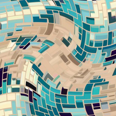 Geometrik desenli soyut doku