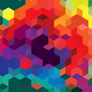 Renkli desenli soyut arkaplan