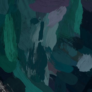 Tuval el yapımı yağlıboya. Renkli doku. Fırça darbeleri. Renkli görüntü. Modern sanat. Çağdaş sanat.