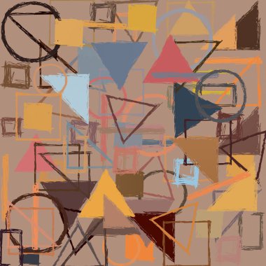 Renkli desenli soyut arkaplan