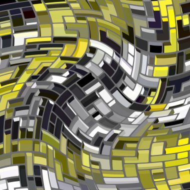 Geometrik desenli soyut doku