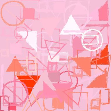 Renkli desenli soyut arkaplan