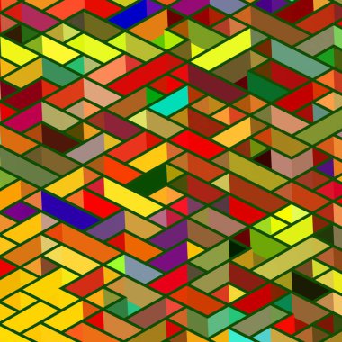 Geometrik desenli soyut doku