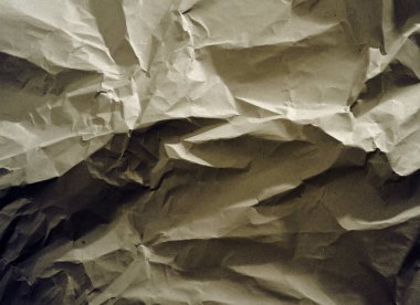 Soyut buruşturulmuş kağıt doku arka planı