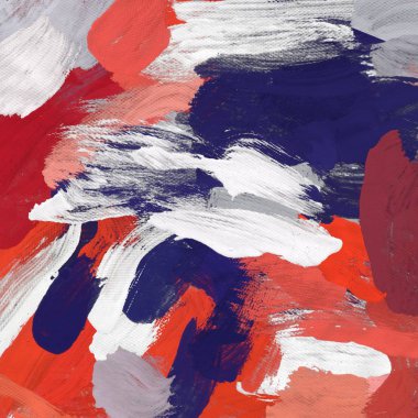 Tuval el yapımı yağlıboya. Renkli doku. Fırça darbeleri. Renkli görüntü. Modern sanat. Çağdaş sanat.