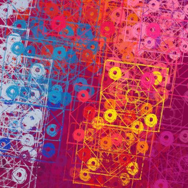 El yapımı tuvale yağlı boya. Soyut sanat dokusu. Renkli doku. Modern sanat eserleri. Yağlı boya darbeleri. Fırça darbeleri. Modern sanat. Çağdaş sanat. Sanatsal tuval.   