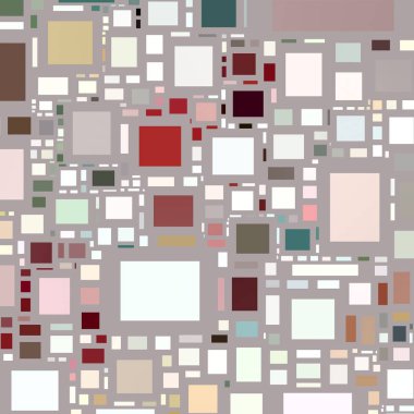 Soyut sanat dokusu. Kareler ile renkli doku. Modern sanat eserleri. Renkli görüntü