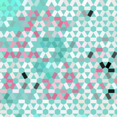 Renk fraktal geometrik soyut desen