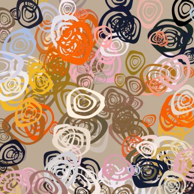 Renkli desenli soyut arkaplan