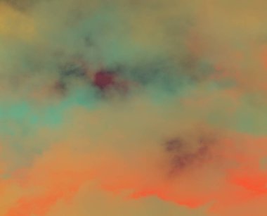 soyut grunge bulutlar, kopya alanı ile renkli arka plan