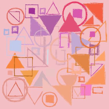 Geometrik desenli soyut doku