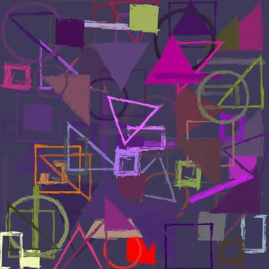 Renkli desenli soyut arkaplan