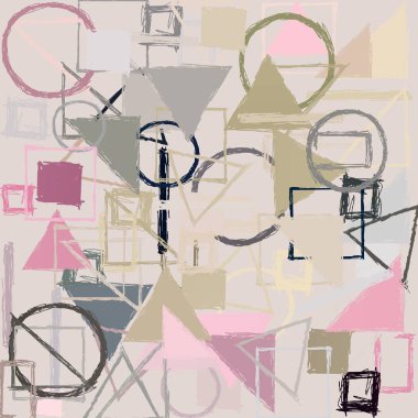 Renkli desenli soyut arkaplan